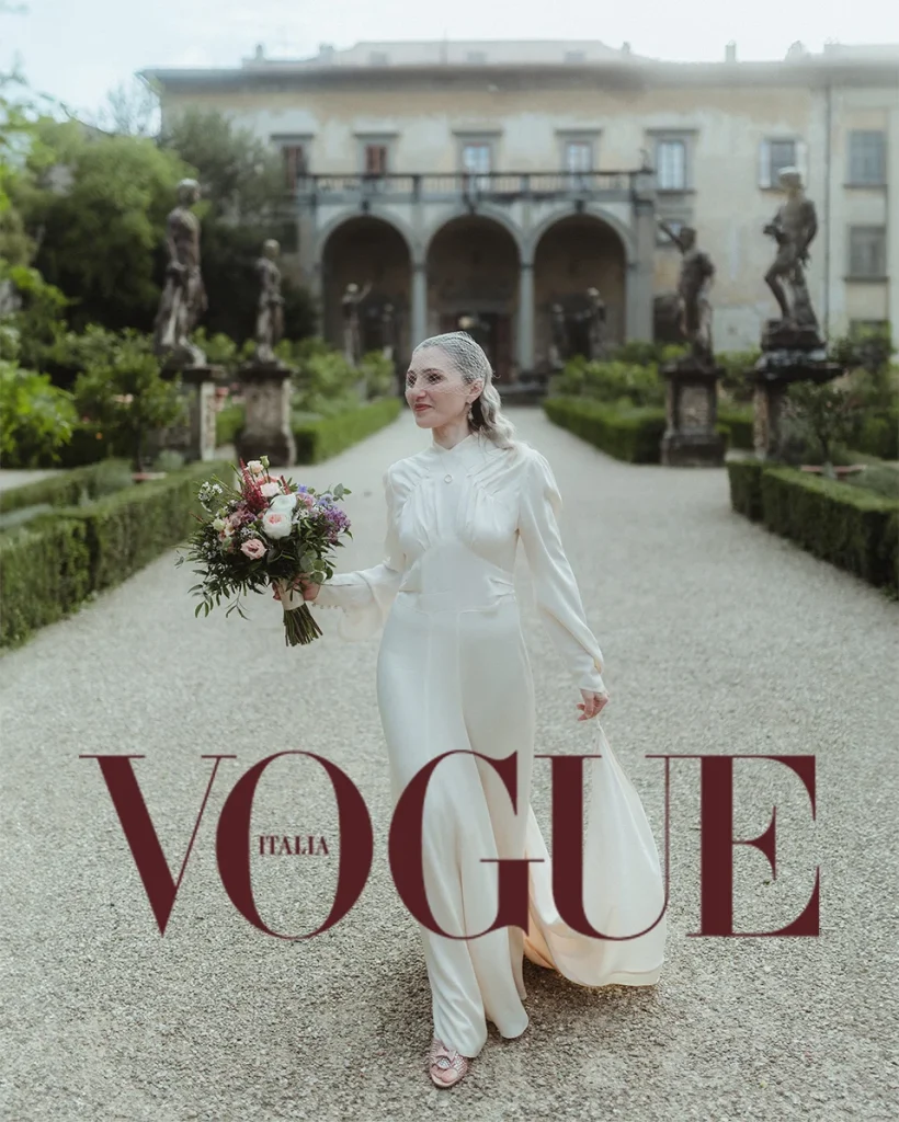 french riviera wedding bride vintage dress vogue
